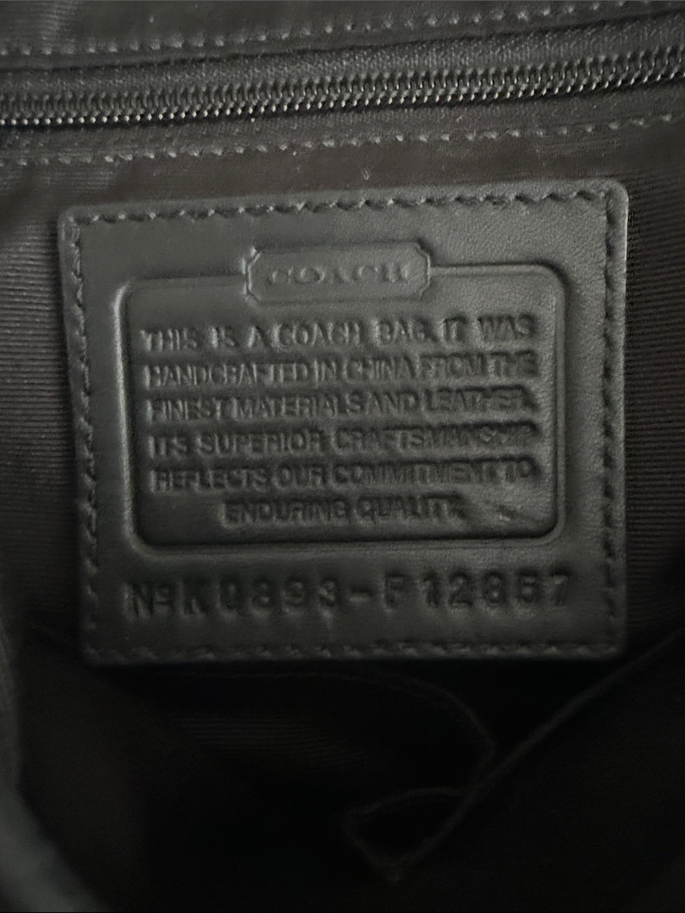 Vintage Coach Shoulder Bag with Gold  Hardware - Picture 3 of 5